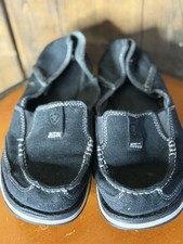 Ariat Cruiser Shoes Women Size 8 Black Suede Slip On Sparkle Western Comfort