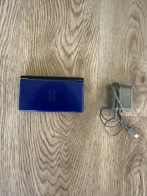 Nintendo DS Lite Handheld Game Console USG-001 Dark Blue with Charger