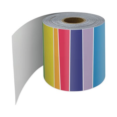 Carson-Dellosa 108475 Rolled Straight Borders, 2.25'' X 65 Ft, Rainbow
