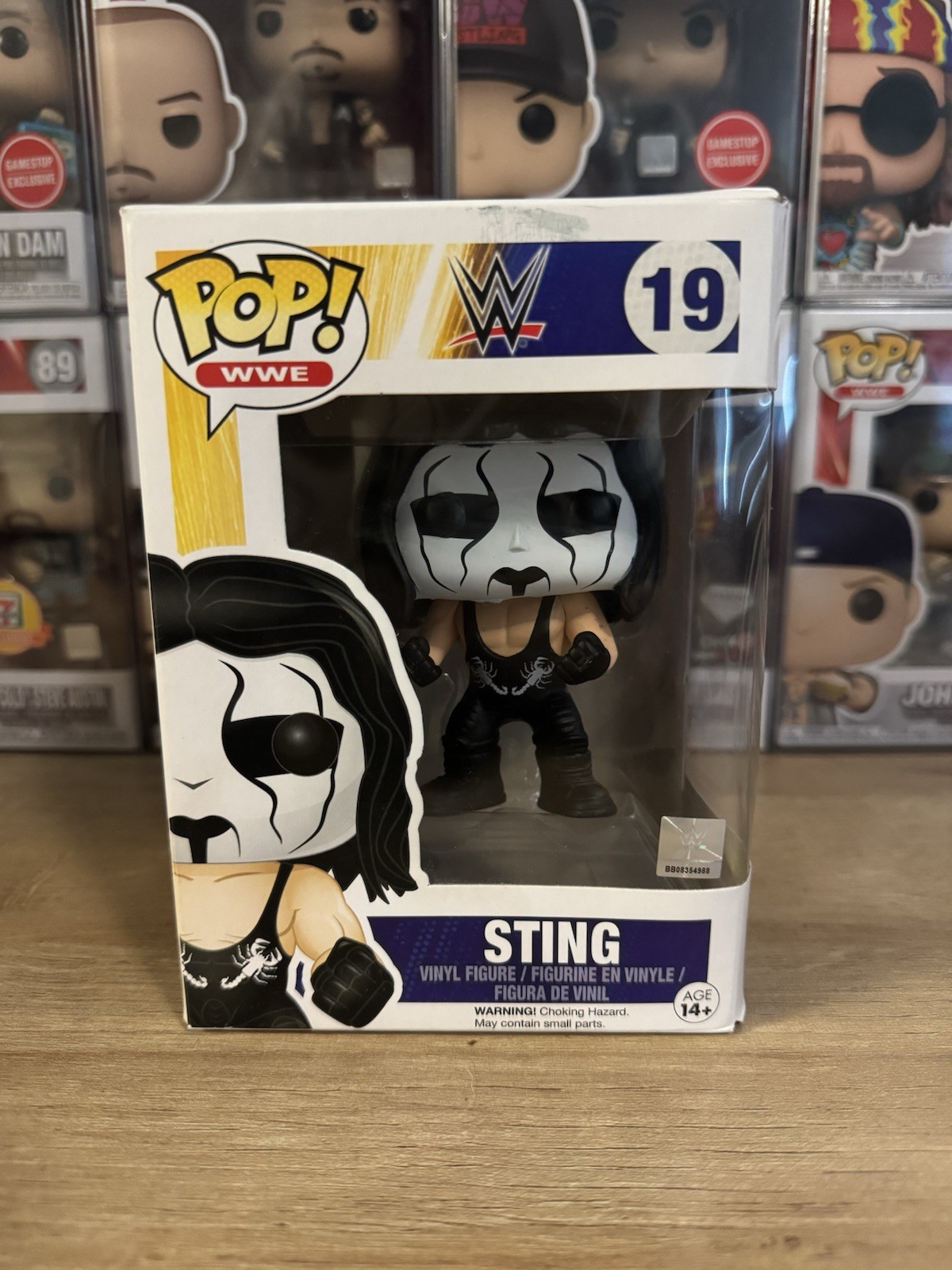 Funko Pop! Figura Vinilo Wwe Sting #19 Caja Dañada Ver Fotos