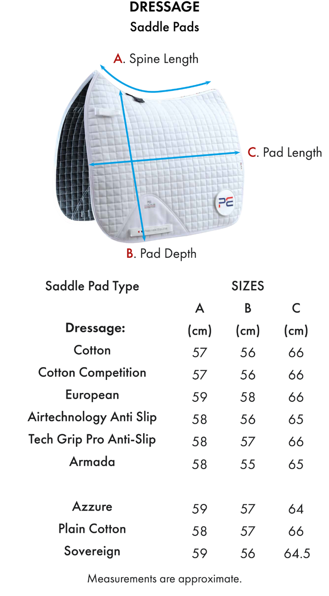 Tapis De Dressage Carré Premier Equine – Coton Plat Blanc – Neuf, Taille Au Choix