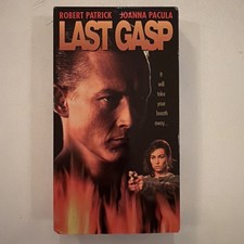 Last Gasp VHS (1995 Warnervision Films) Robert Patrick, Joanna Pacula - Horror