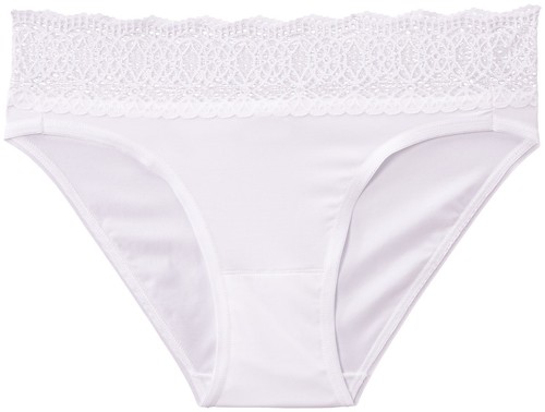 Sloggi Pure Sense Luxe Tai C2P: Mutande Donna Vita Alta In Microfibra E Pizzo, Confezione Da 2, Nero E Bianco, Taglie 36-46 - 2