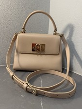 FURLA 1927 Top Handle Mini Leather Designer B...