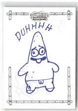 2025 Topps Chrome SpongeBob Paul Tibbitt DoodleBob Patrick Star Sketch