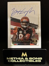202 Panini Impeccable Indelible TJ Houshmandzadeh Gold Auto /10 On Card Auto