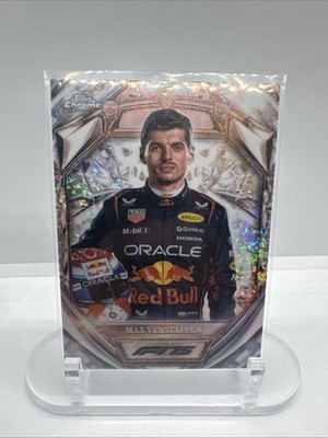 Topps Chrome F1 Max Verstappen Oracle Red Bull Diamond 75th D75-1 2025