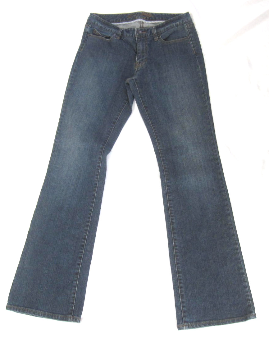 Tommy Hilfiger Low Rise Wide Leg Bootcut Denim Jeans Women Sz 4R (WP410)
