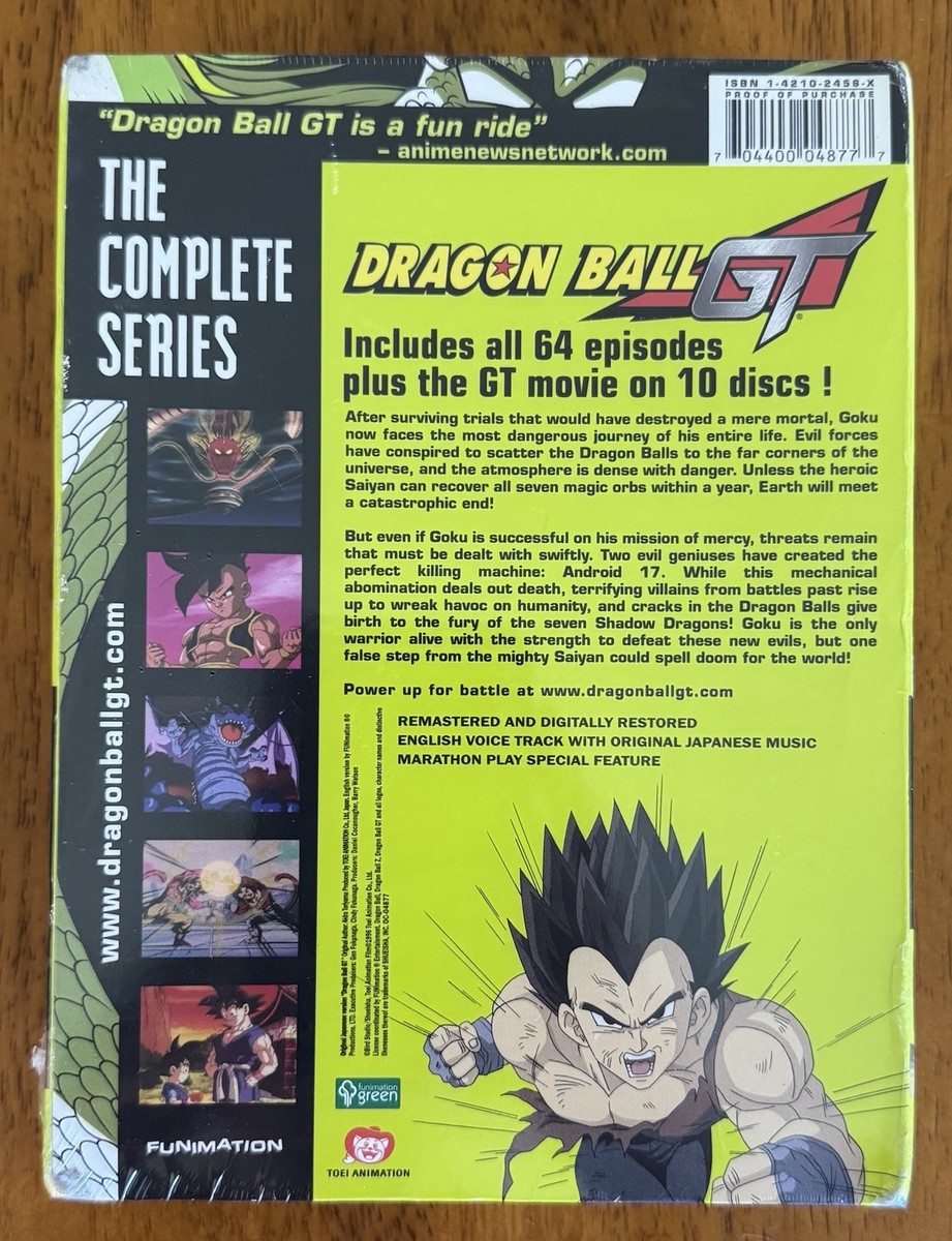 Dragon Ball GT Complete Series DVD Box Set Digitally Remastered