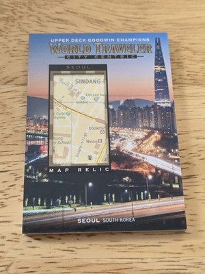 2022 Upper Deck Goodwin Champions World Traveler City Centric Map Relics #WTC3 
