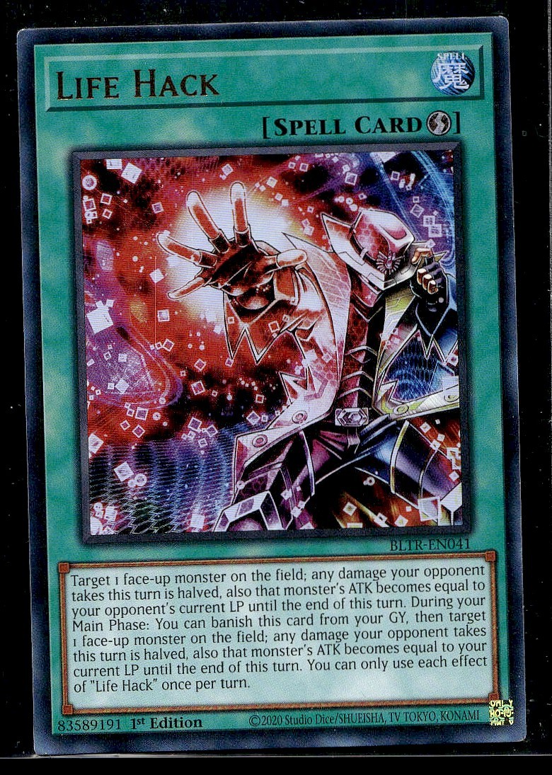 Life Hack - BLTR-EN041 - 1st Edition - Holo - YuGiOh | Buy 2 Get 1 Free