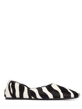 KHAITE Jane Black/White Ballerinas New Authentic