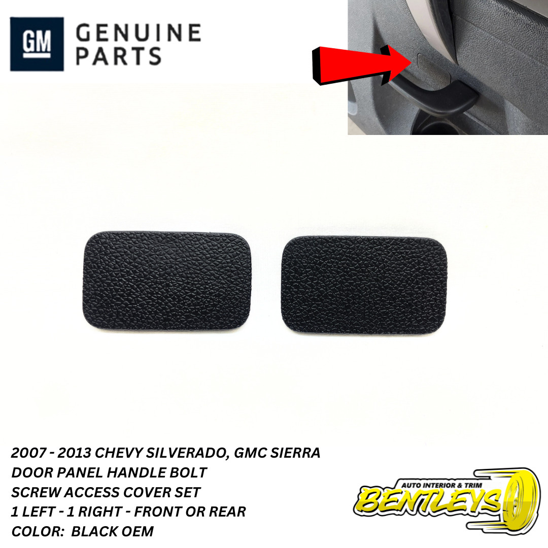 2007 - 2013 SILVERADO SIERRA FRONT REAR DOOR PANEL SCREW BOLT ACCESS COVER SET