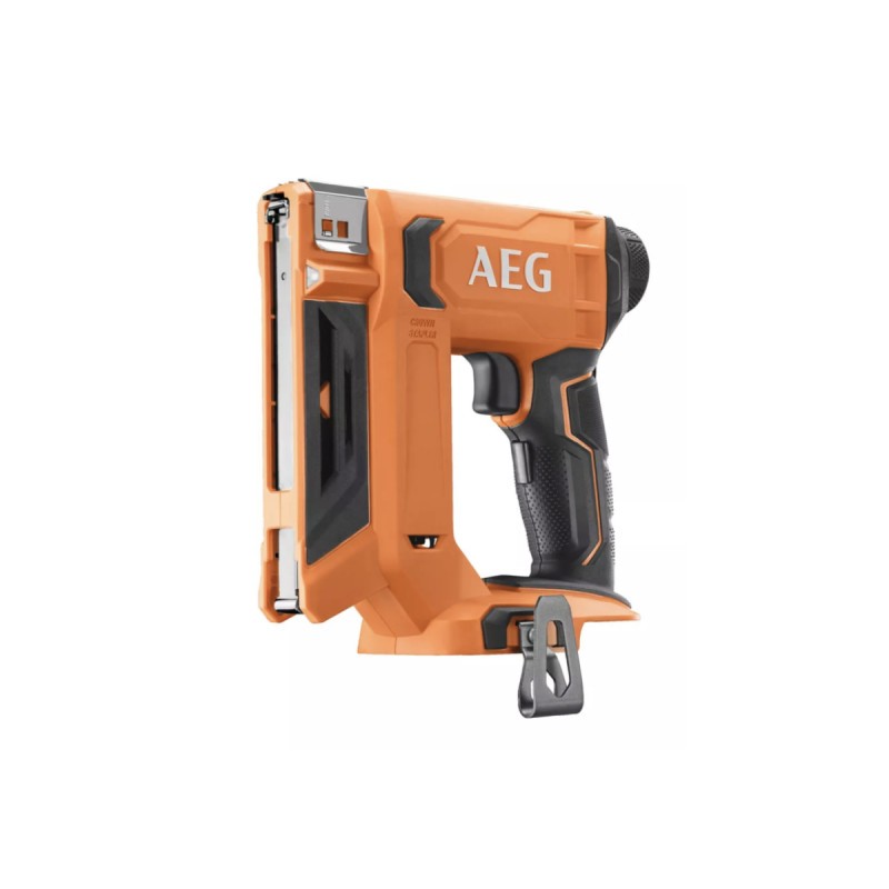 Agrafeuse sur batterie AEG 18V pour renover les meubles en bois