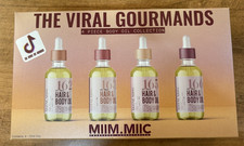 NIB Miim Miic The Viral Gourmands 4 Piece Hair Body Oil Collection