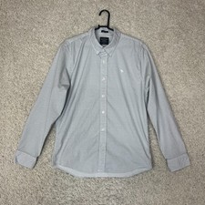 Abercrombie  Fitch Button Down Shirt Mens Large Super Slim Business Preppy