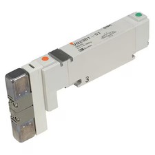 Smc Vq1101-51 Solenoid Air Control Valve, 1/8 In, 24Vdc