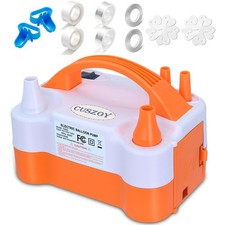 Electric Balloon Pump 600W  Fast Blower with Dual Nozzle & 6 Arch Kits