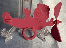 1970s "Boo Berry" MONSTER CEREAL BOX PREMIUM Bike Spinner Toy COMP General Mills