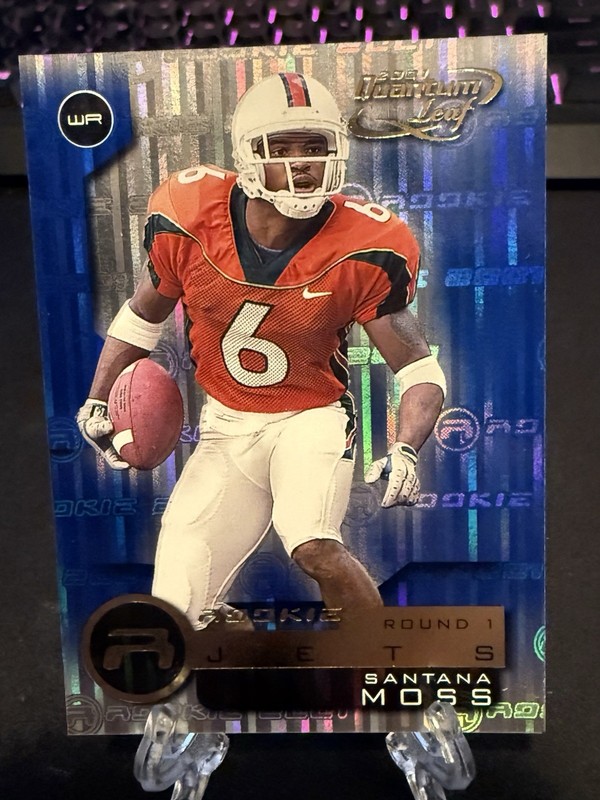 2001 Santana Moss Rookie Quantum Leaf #224 Jets