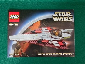Lego Star Wars Obi Wan Jedi Starfighter 7143 Complete 100% - No Box