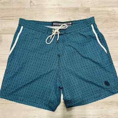 Indigenous Freedom Surf Mentality Men's Size Large Swimming Trunks