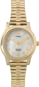 timex mother of pearl ladies watch