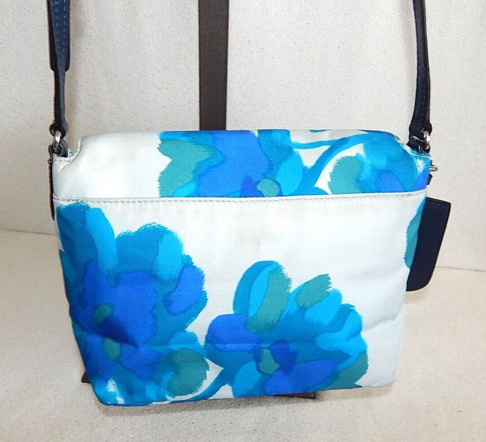 Marc Jacobs Дамская сумка сумочка сумка M0006107 через плечо нейлона цветы темно-синий кожаный - Изображение 2 из 4