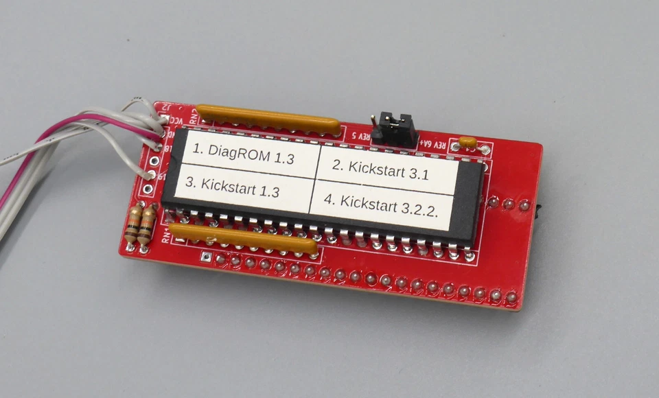 Amiga 500/500+/600/2000 Kickstart 1.3/3.1/3.2.2./DiagROM 1.3. Kickstart 4 in 1.