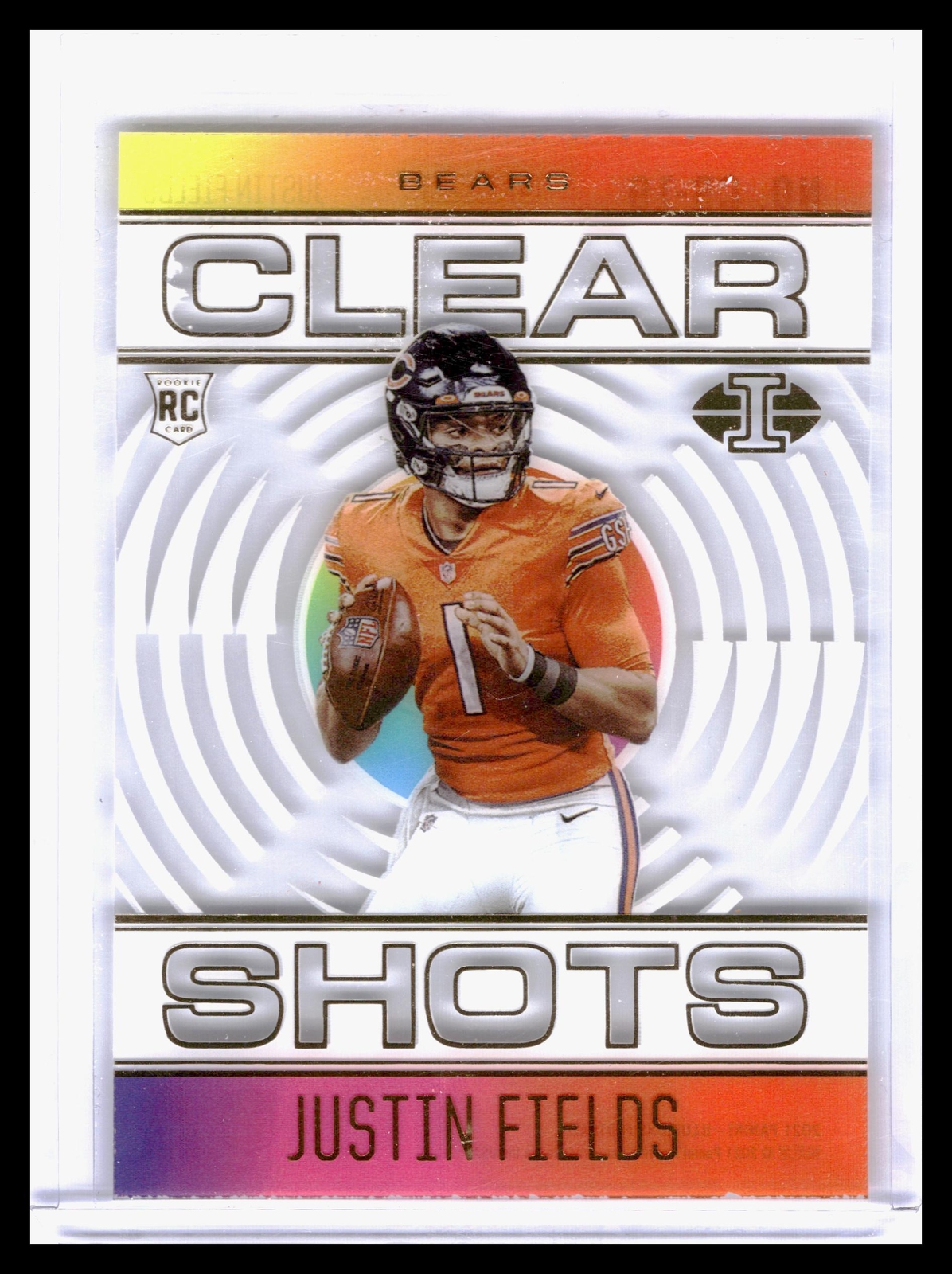 2021 Panini Illusions #CS-19 Justin Fields Clear Shots