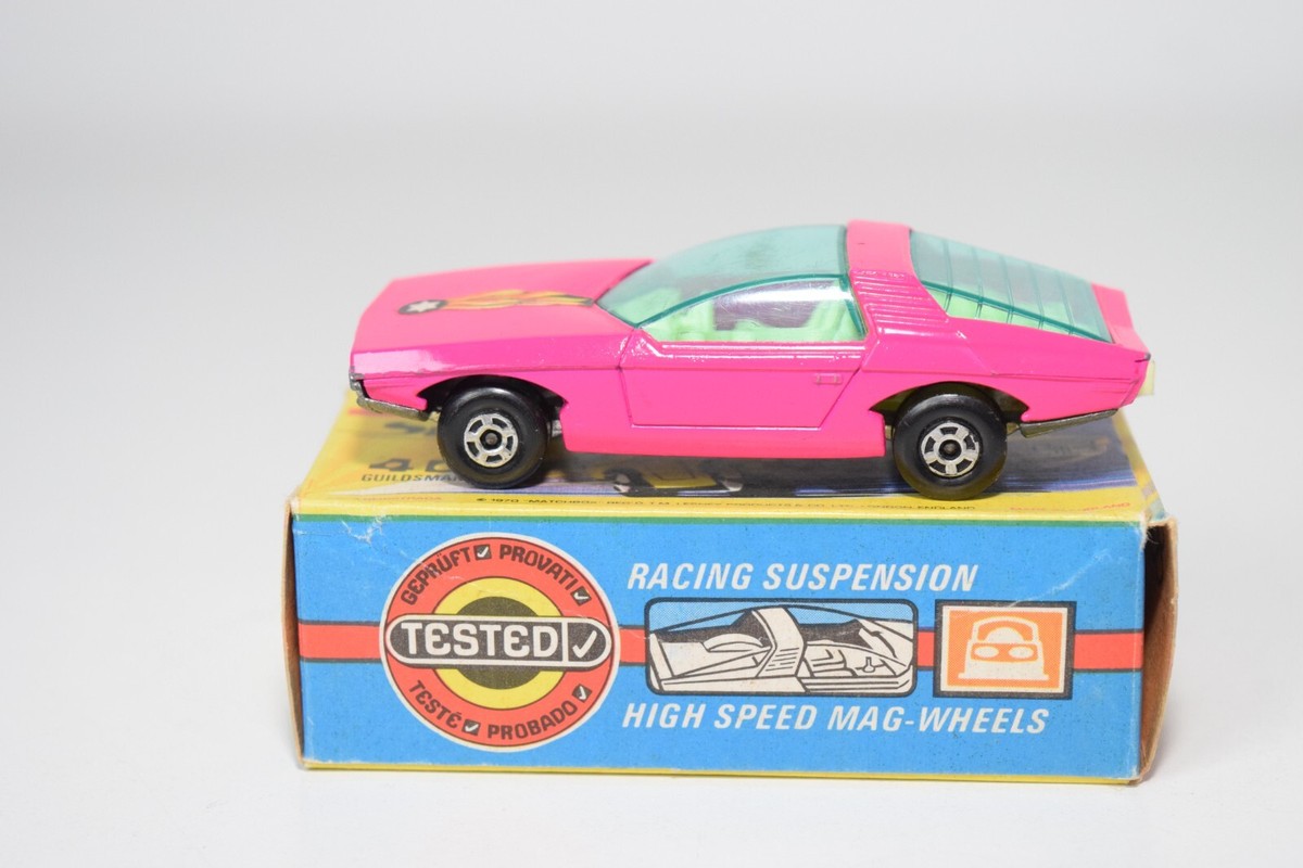 1/64 マッチボックス　matchbox A94 1:64 3 INCH MATCHBOX SUPERFAST 40 GUILDSMAN 1 PINK NMIB