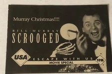 Scrooged Vintage Print Ad Bill Murray TPA21
