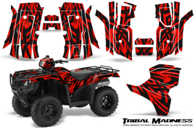 HONDA FOREMAN 2015-2019 GRAPHICS KIT CREATORX DECALS COLD FUSION RED | eBay