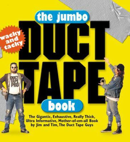 The Jumbo Duct Tape Book by Tim & Jim, The Duct Tape Paperback Book Free Ship - Imagen 1 de 1