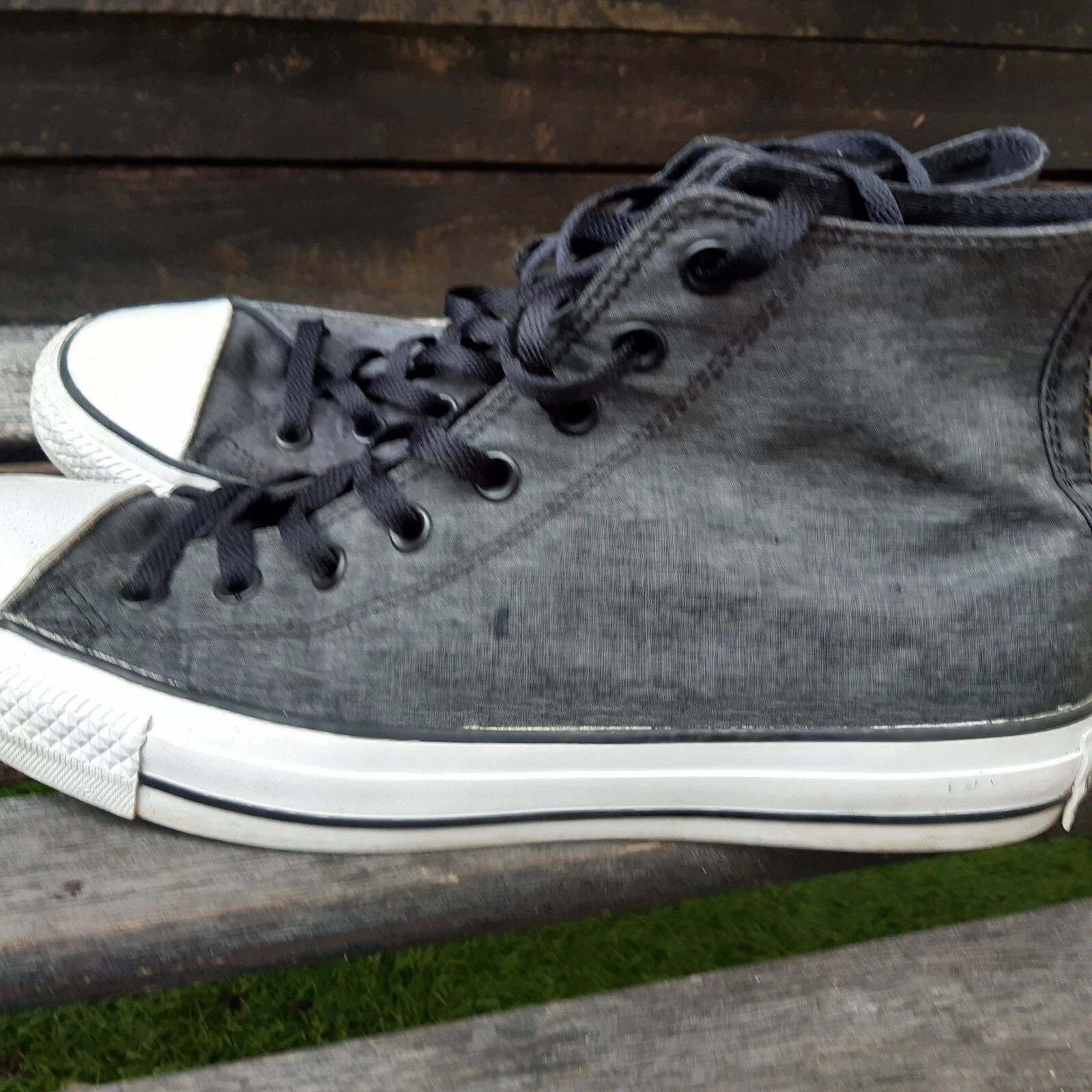 Converse All Star nere taglia UK 11 ottime condizioni