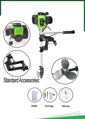 4HP 2 Stroke Marine Petrol Outboard Engine Motor Fishing Boat Kayak - Picture 8 of 8