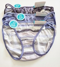 3 Vanity Fair Illumination Bikini Panty Multi 18108 Sz 7/L - NWT