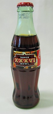 Coca Cola Bottle of Super Bowl XXXVI - New Orleans, LA - February 3, 2002 - Mint