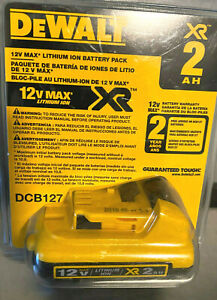 DeWalt DCB127 12V MAX Lithium Ion Battery New No Package 