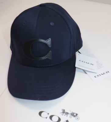 Coach Men\'s Navy Hat Dalix Coach Embroidered Sports League Baseball Cap  main image 3