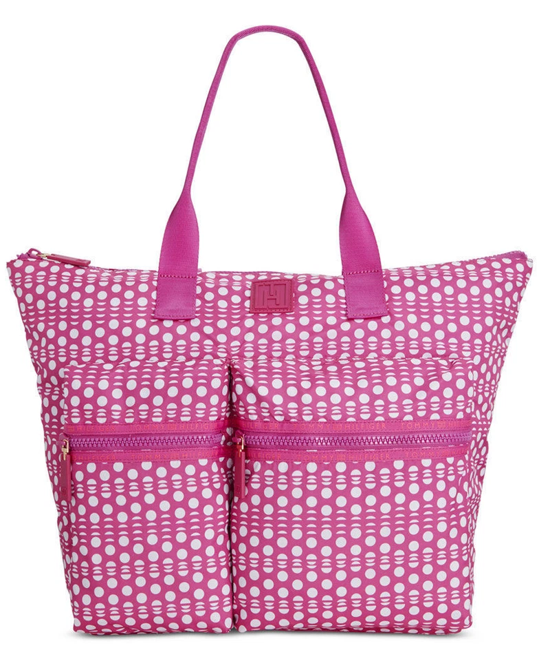 Tommy Hilfiger Tote Bags Polka Dot Nylon Extra Large Tote   - Image 2 of 4