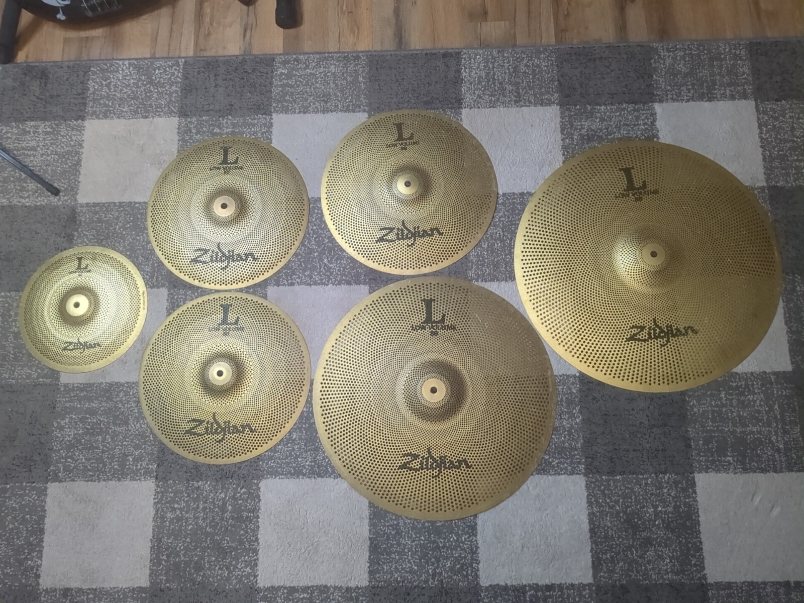 Zildjian L80 Low Volume Cymbals 10" Splash/13" Hats/14" Crash/18" Crash