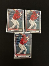 Capri Ortiz 2024 Bowman 1st BP-73 Angels Lot (3) Paper