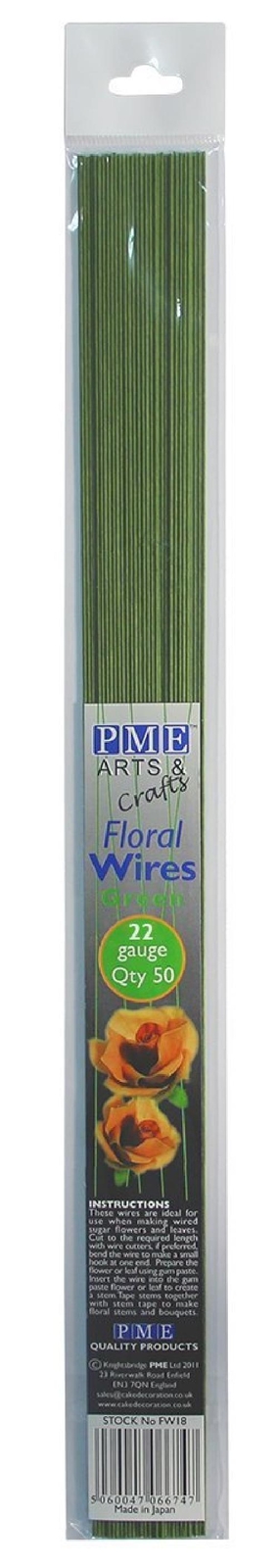 PME Fili di Ferro per Fiori, Verde