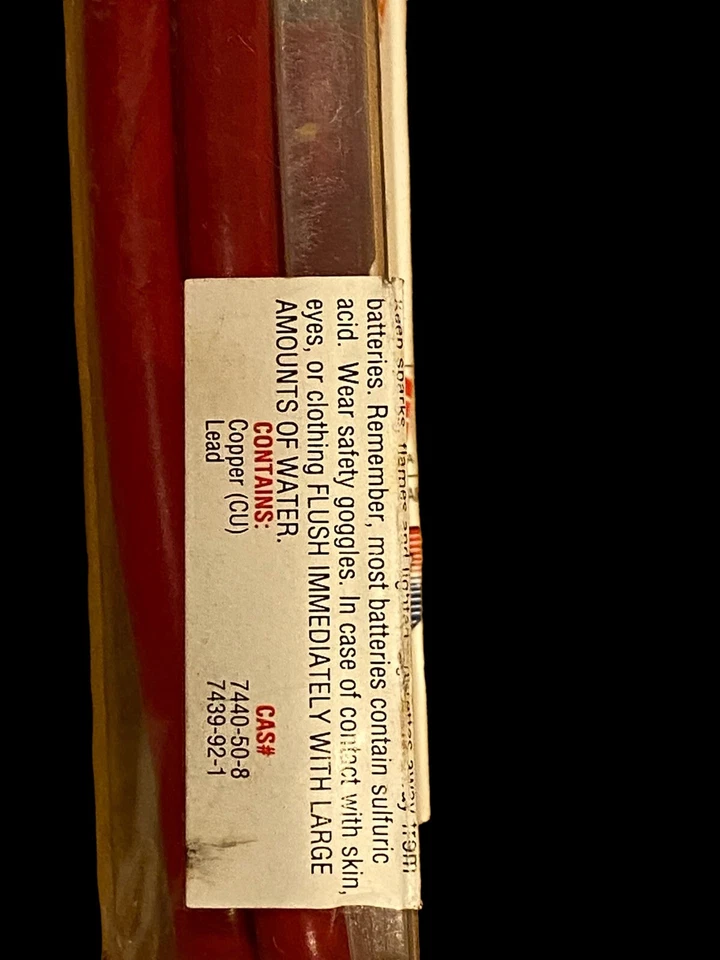 Cable de arranque Switch a calibre 4 40 pulgadas nuevo stock antiguo hecho en EE. UU. Foto 4 de 4