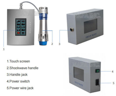 Shock wave therapy machine for muscle pain relief and erectile dysfunction 
