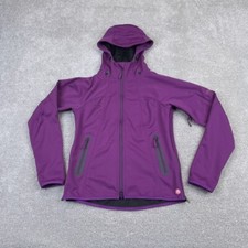Mammut Jacket Womens Small Purple Soft Shell Gore Windstopper Ultimate Hoody