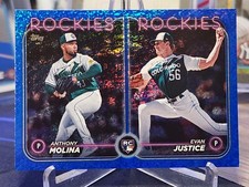 2024 Topps Update Series Rookie Combos Anthony Molina Evan Justice /999