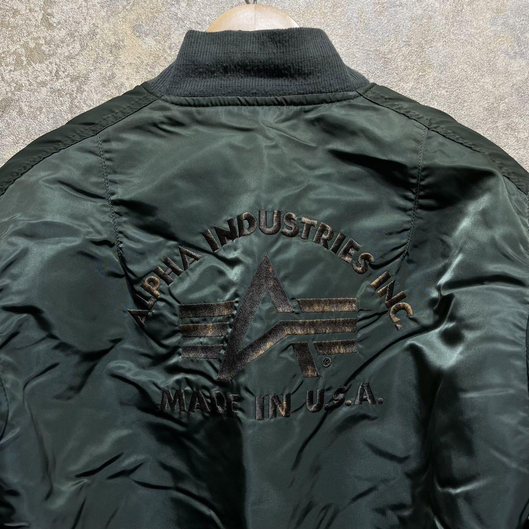 Alpha Industries Jacket Usa Flight Ma-1 From Japan Used | eBay
