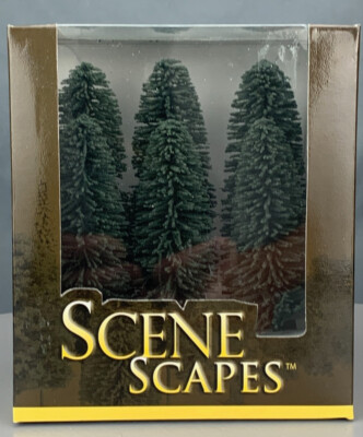 All Scale - Bachmann Scene Scapes 32005 5 - 6  Cedar Trees (6pcs) MSB0032
